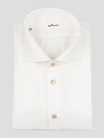 Kiton White Cotton Shirt
