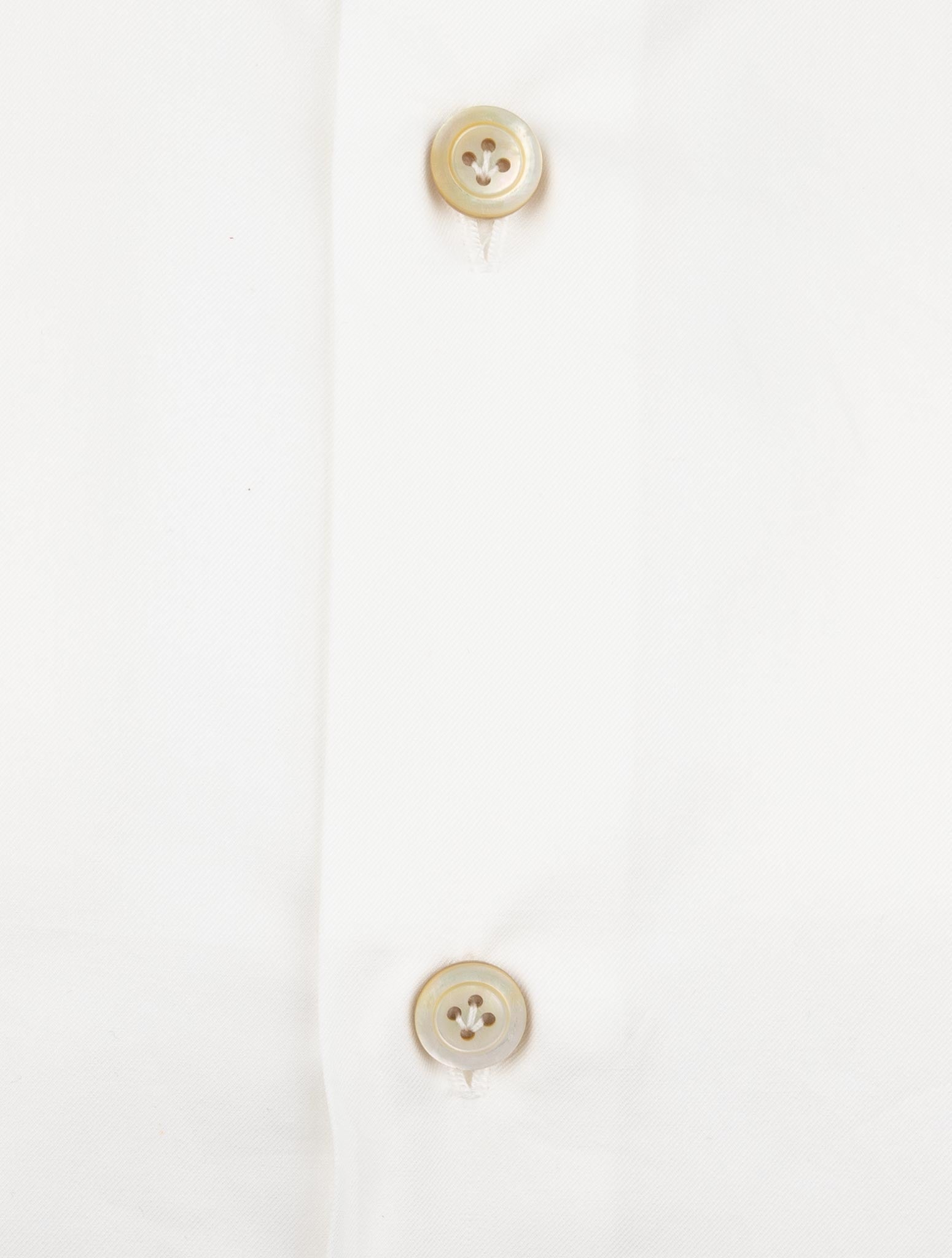 Kiton White Cotton Shirt