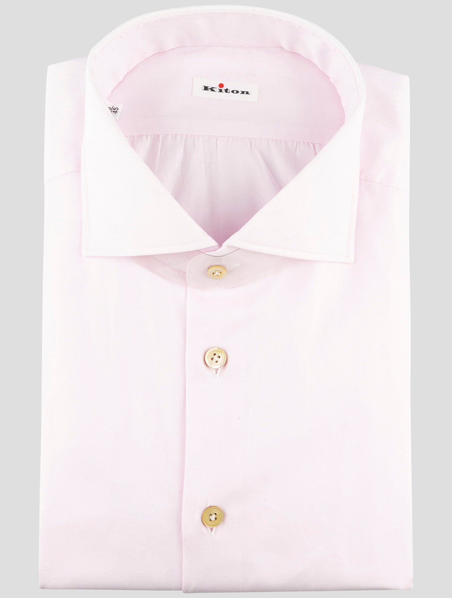 Kiton Pink Cotton Shirt