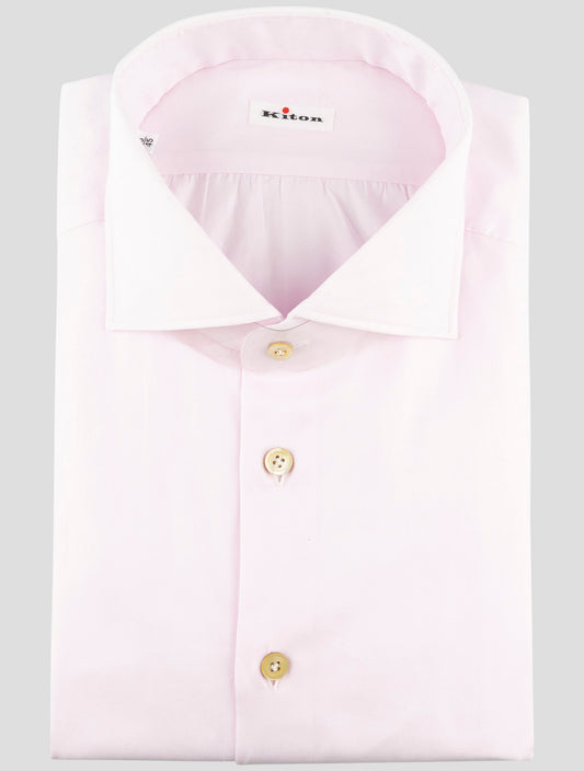 Kiton Pink Cotton Shirt