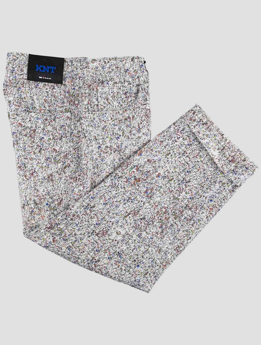 Kiton Knt Multicolor Cotton Ea Jeans