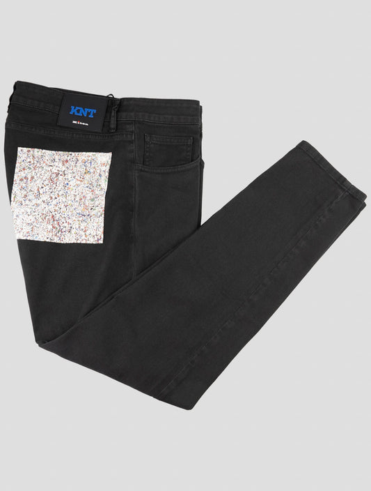 Kiton Knt Black Cotton Ea Pants
