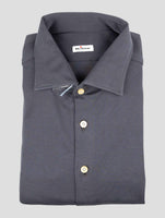 Kiton Gray Cotton Shirt