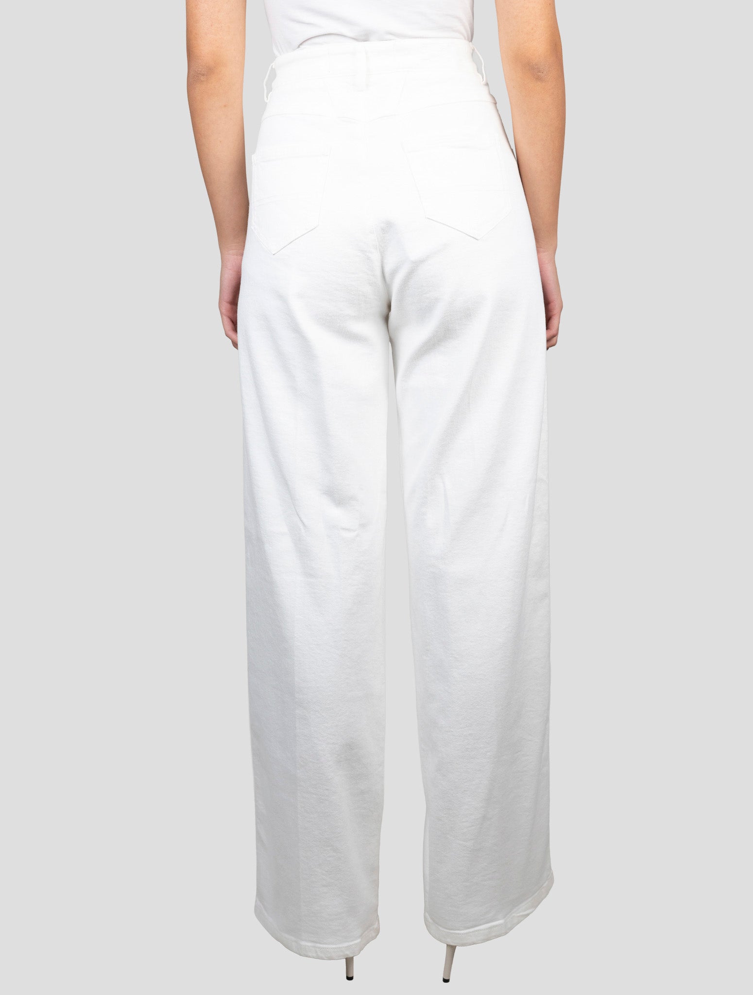 Kiton White Cotton Cashmere Ea Pants