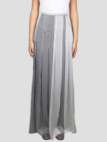 Kiton White Blue Pl Skirt