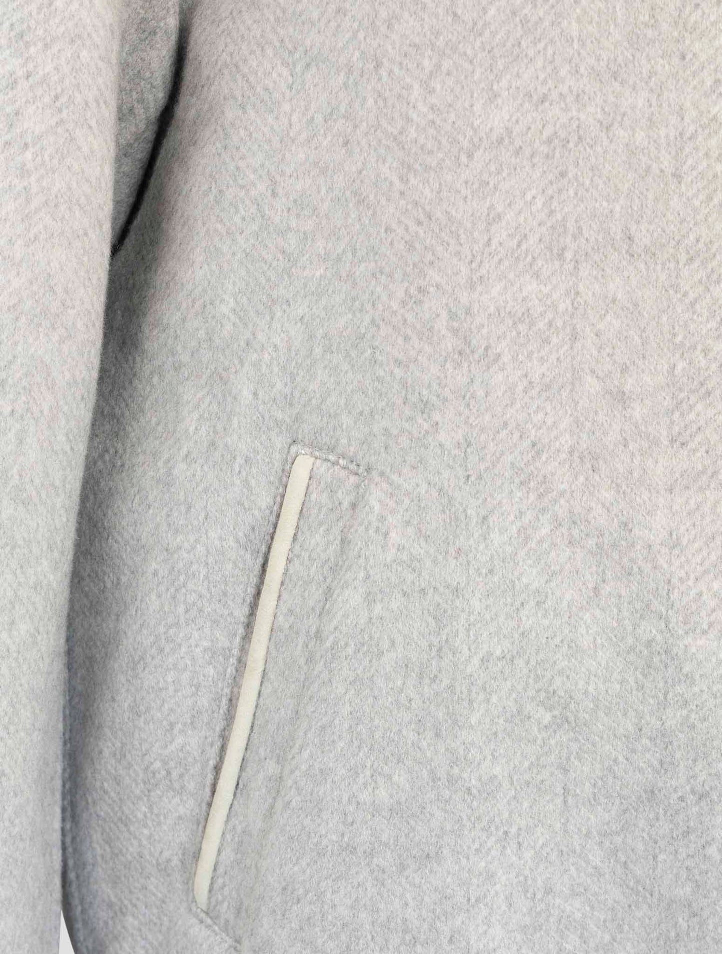 Kiton Gray Cashmere Coat