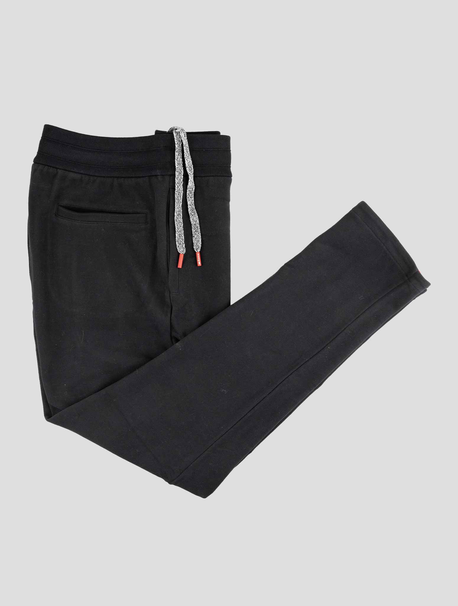 Kiton Black Cotton Tracksuit
