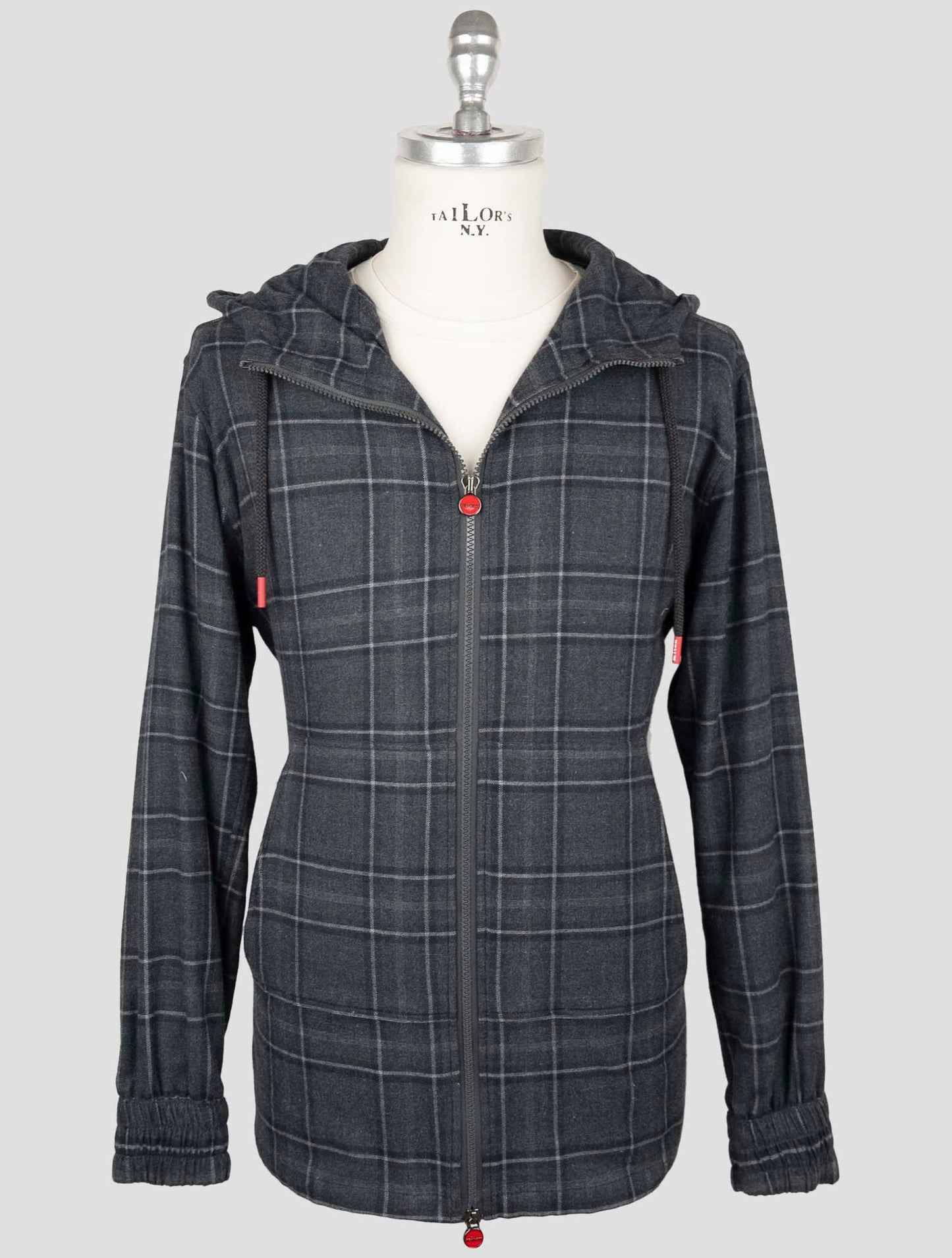 Kiton Gray Cotton Shirt Mariano