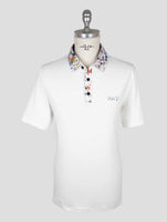 Kiton Knt White Cotton Polo