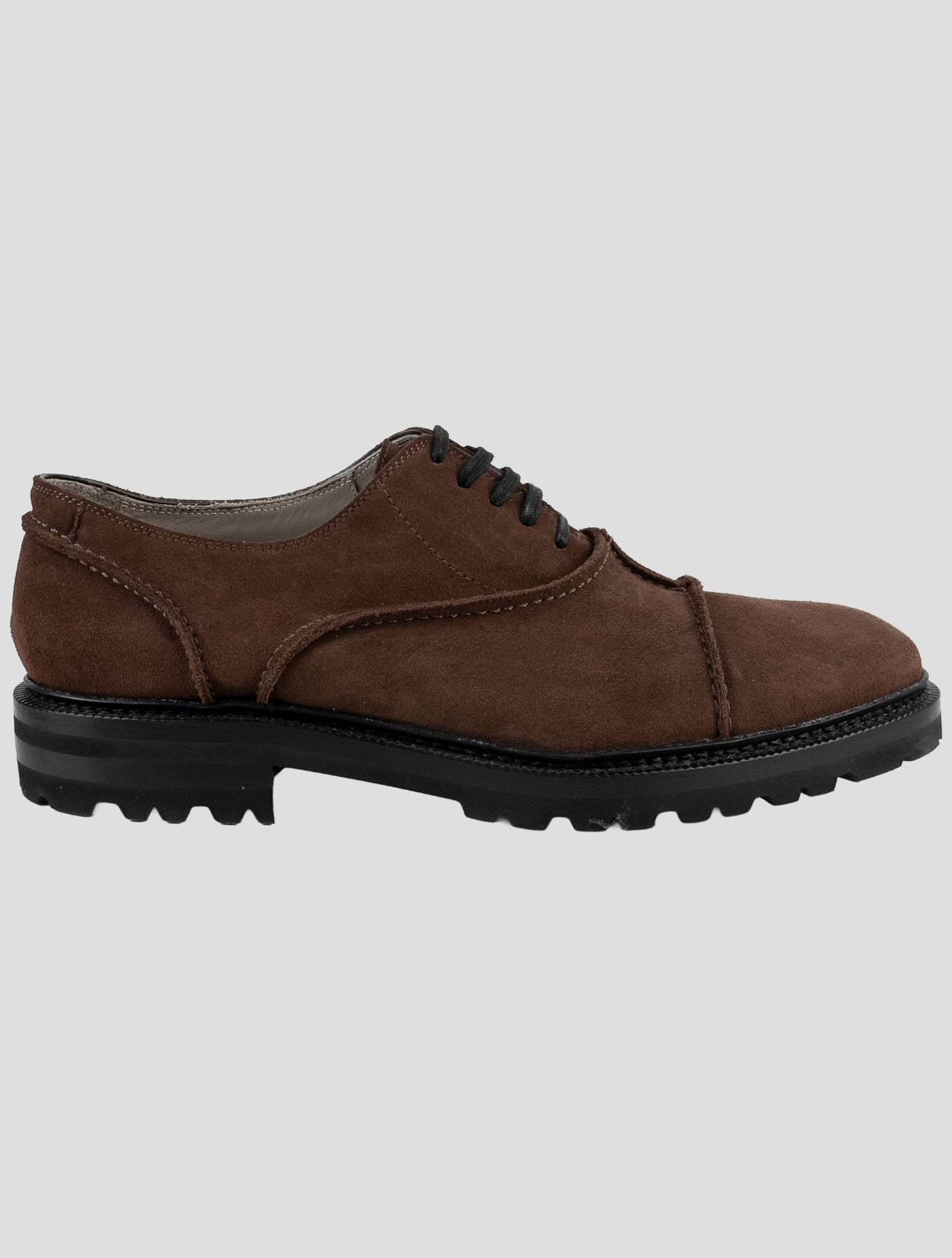Kiton Brown Leather Suede Dress Shoes