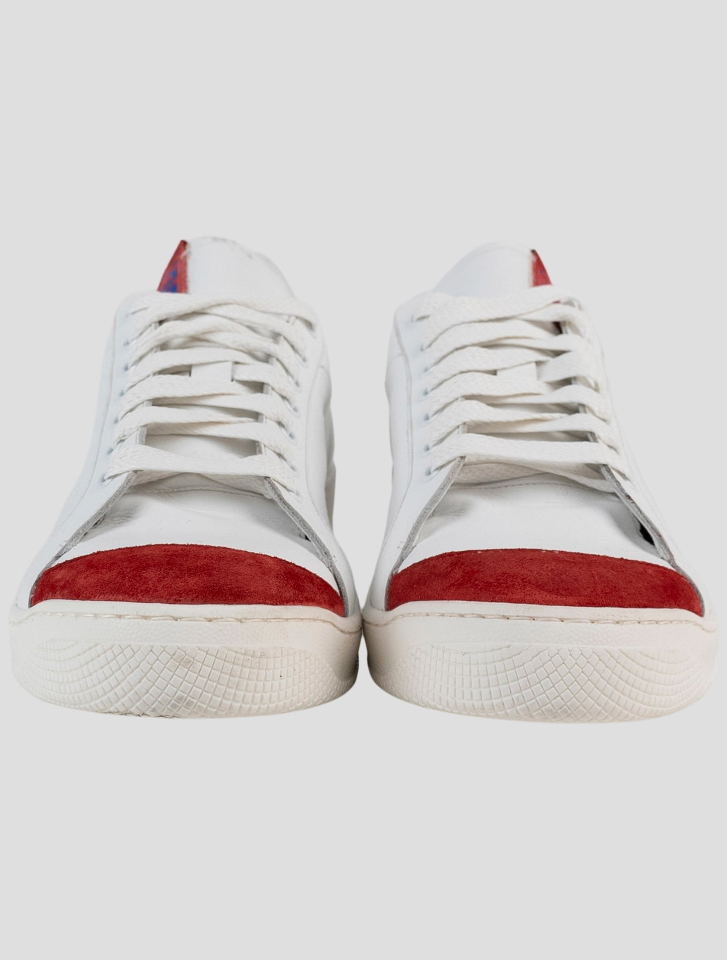 Kiton Knt White Leather Sneakers