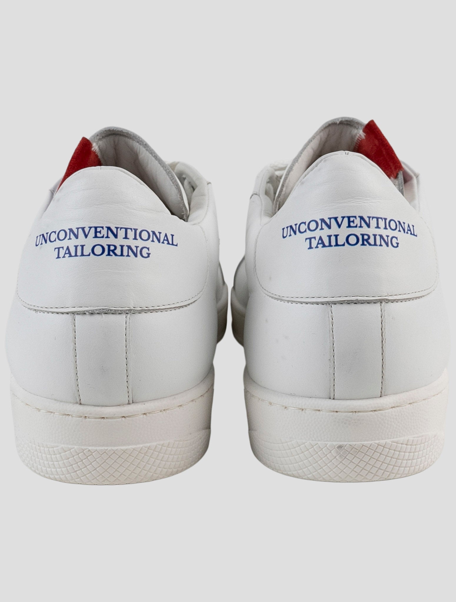 Kiton Knt White Leather Sneakers