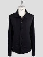 Kiton Knt Blue Cotton Shirt