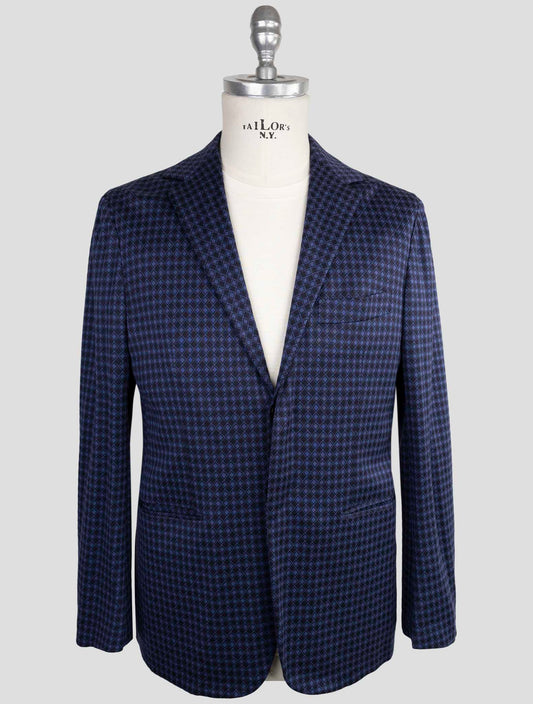 Kiton KNT Blue Cotton Cashmere Pa Blazer
