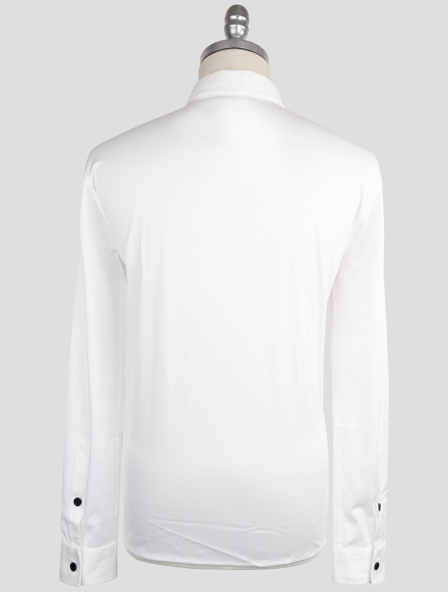 Kiton Knt White Cotton Shirt