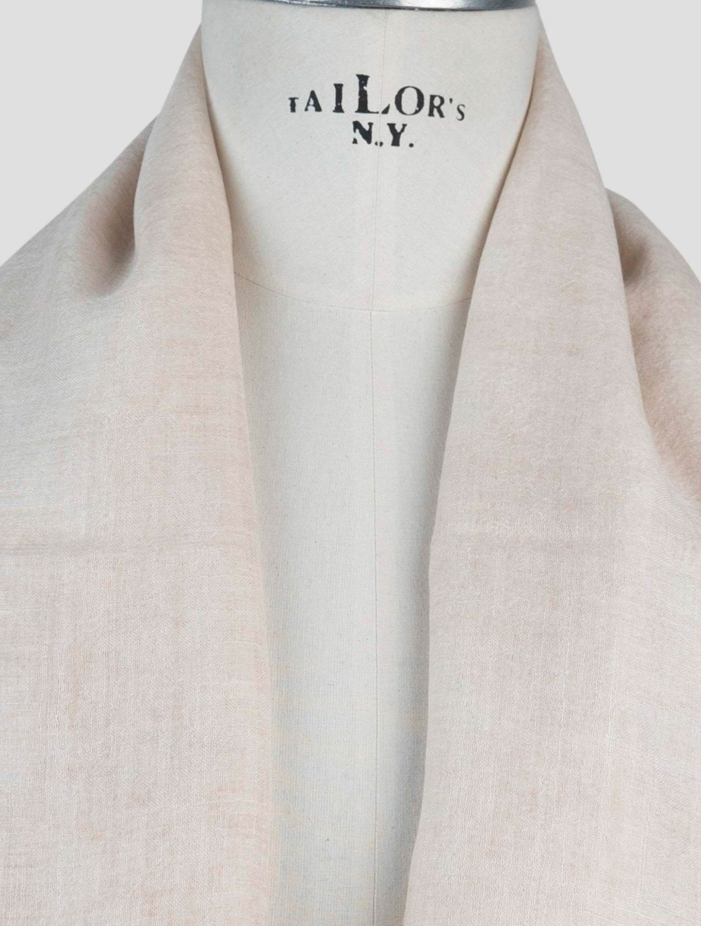 Kiton Beige Cashmere Scarf