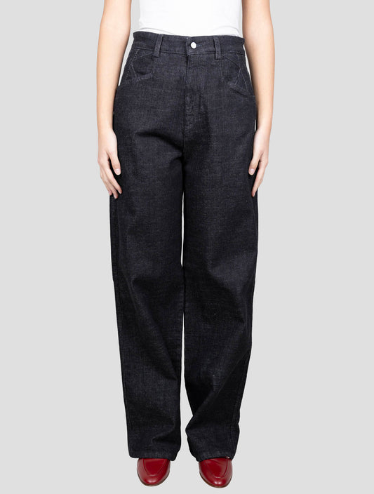 Kiton Black Cotton Ea Jeans