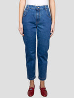 Kiton Blue Cotton Ea Jeans