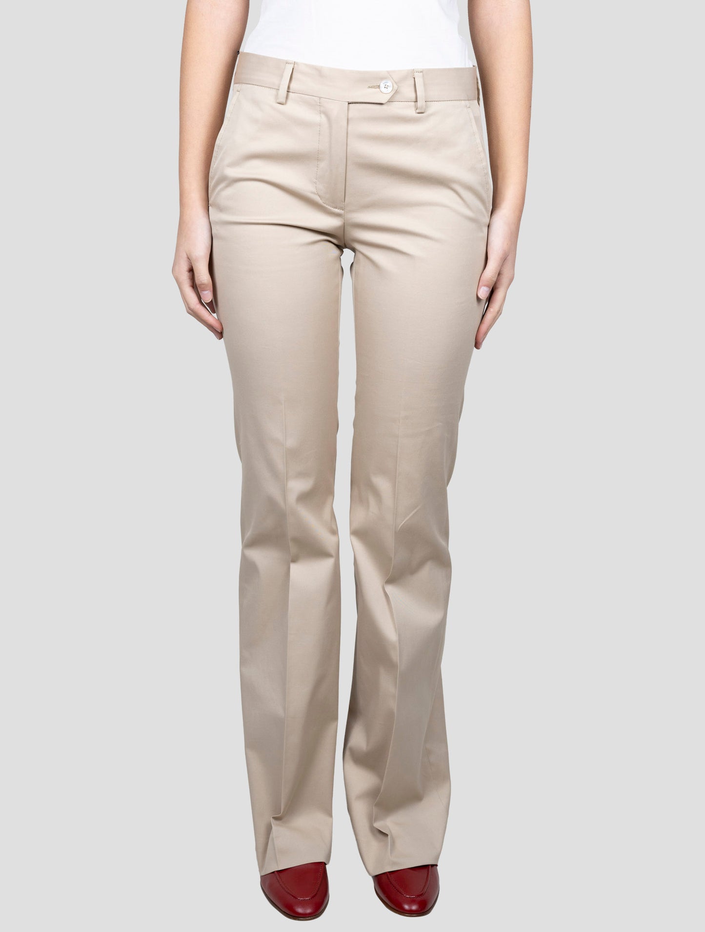 Kiton Beige cotton Ea Pants
