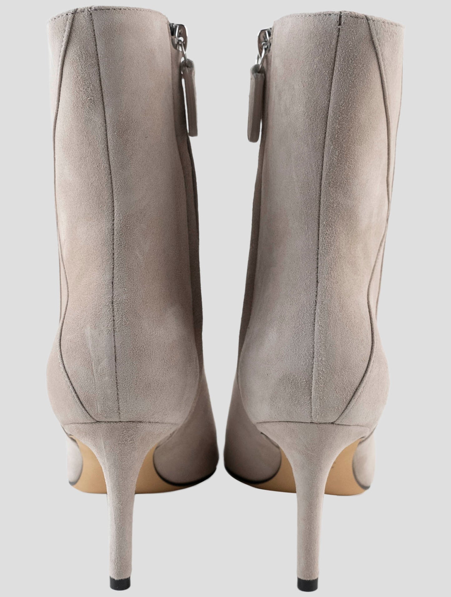 Kiton Beige Leather Suede Boots