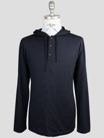 Kiton Blue Cashmere Silk Sweater