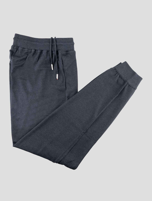Kiton Blue Cotton Jogging Pants