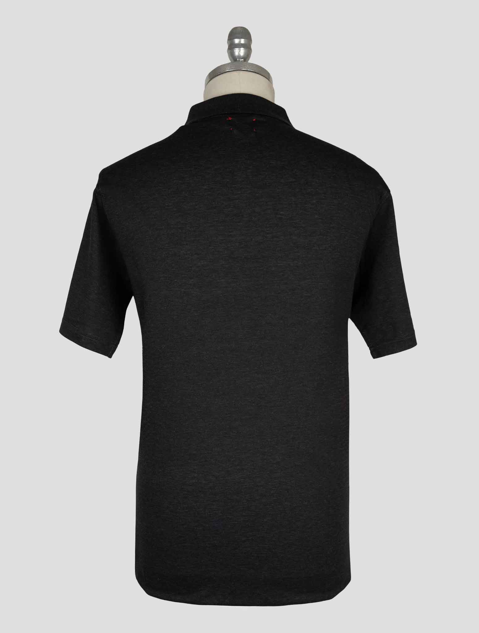 Kiton Gray Cotton Polo