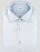 Kiton Light Blue Cotton Shirt