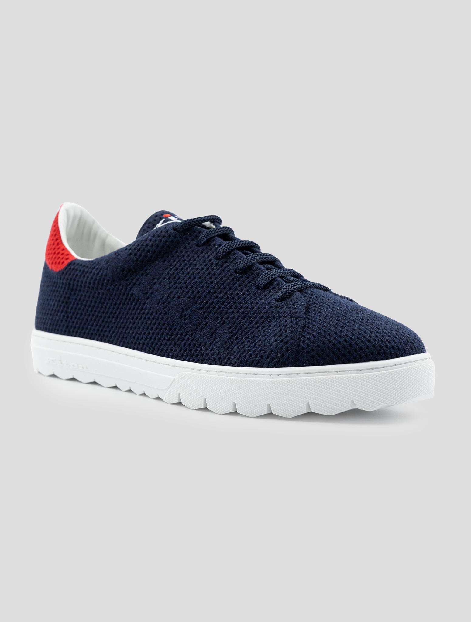 Kiton Blue Cashmere Pl Sneakers