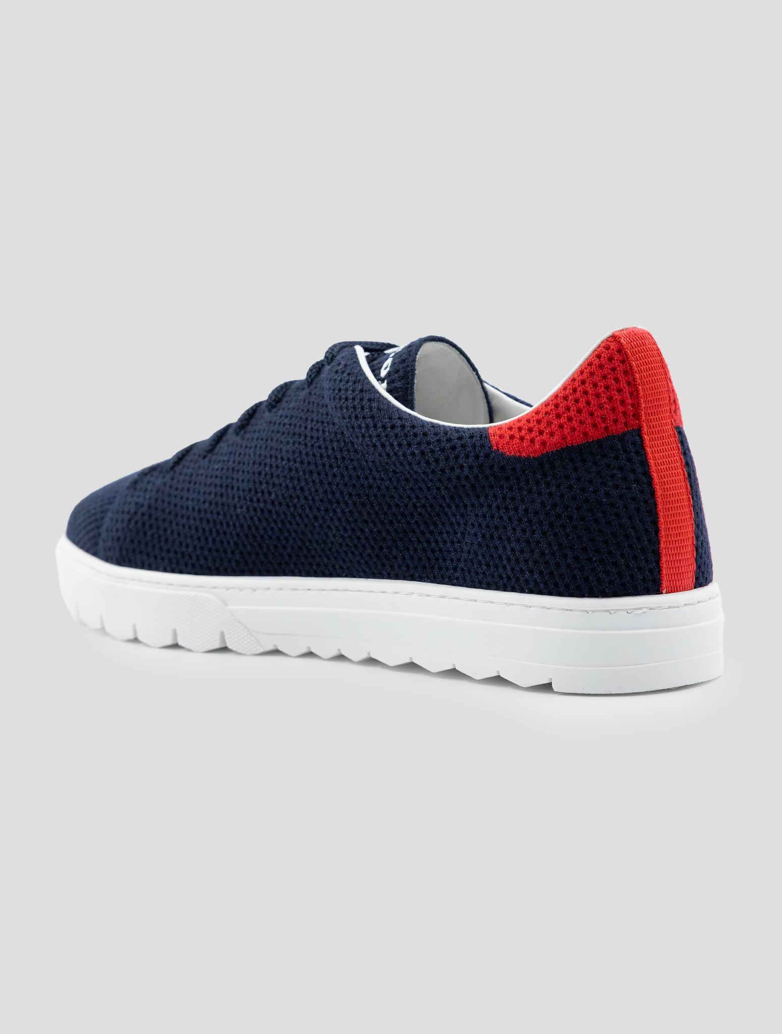 Kiton Blue Cashmere Pl Sneakers