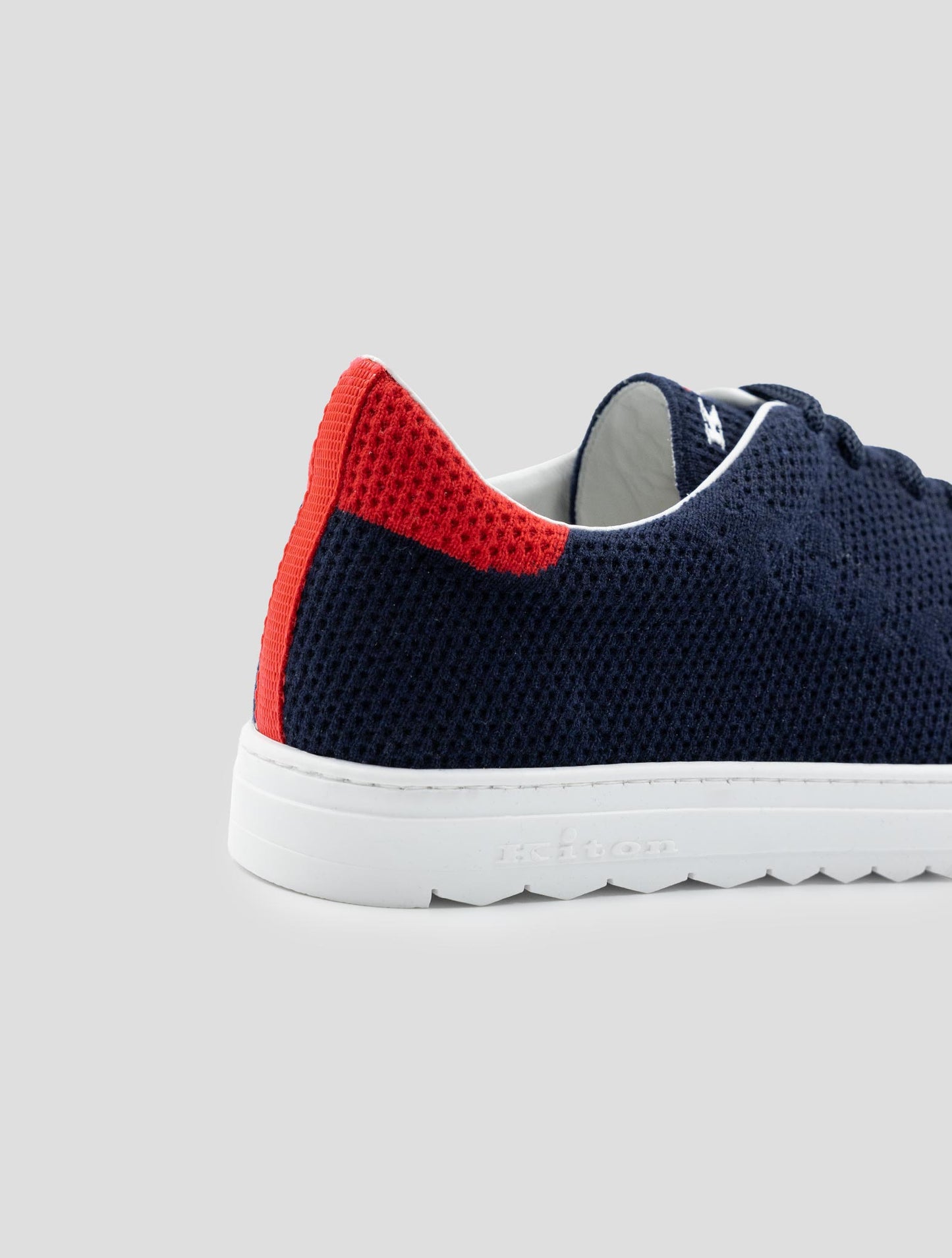 Kiton Blue Cashmere Pl Sneakers
