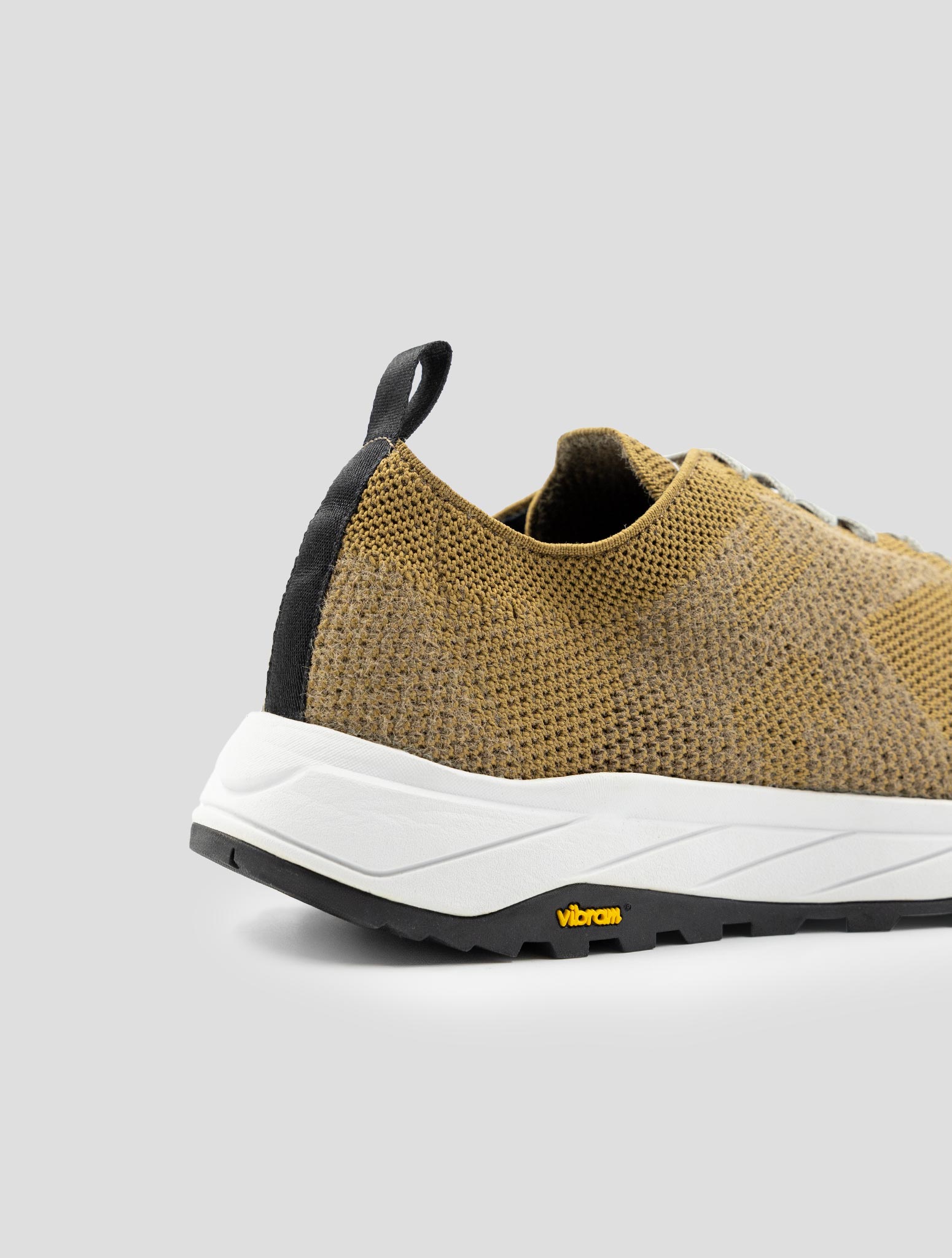 Kiton Brown Pl Pu Wool Sneakers