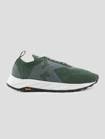 Kiton Green Pl Pu Wool Sneakers