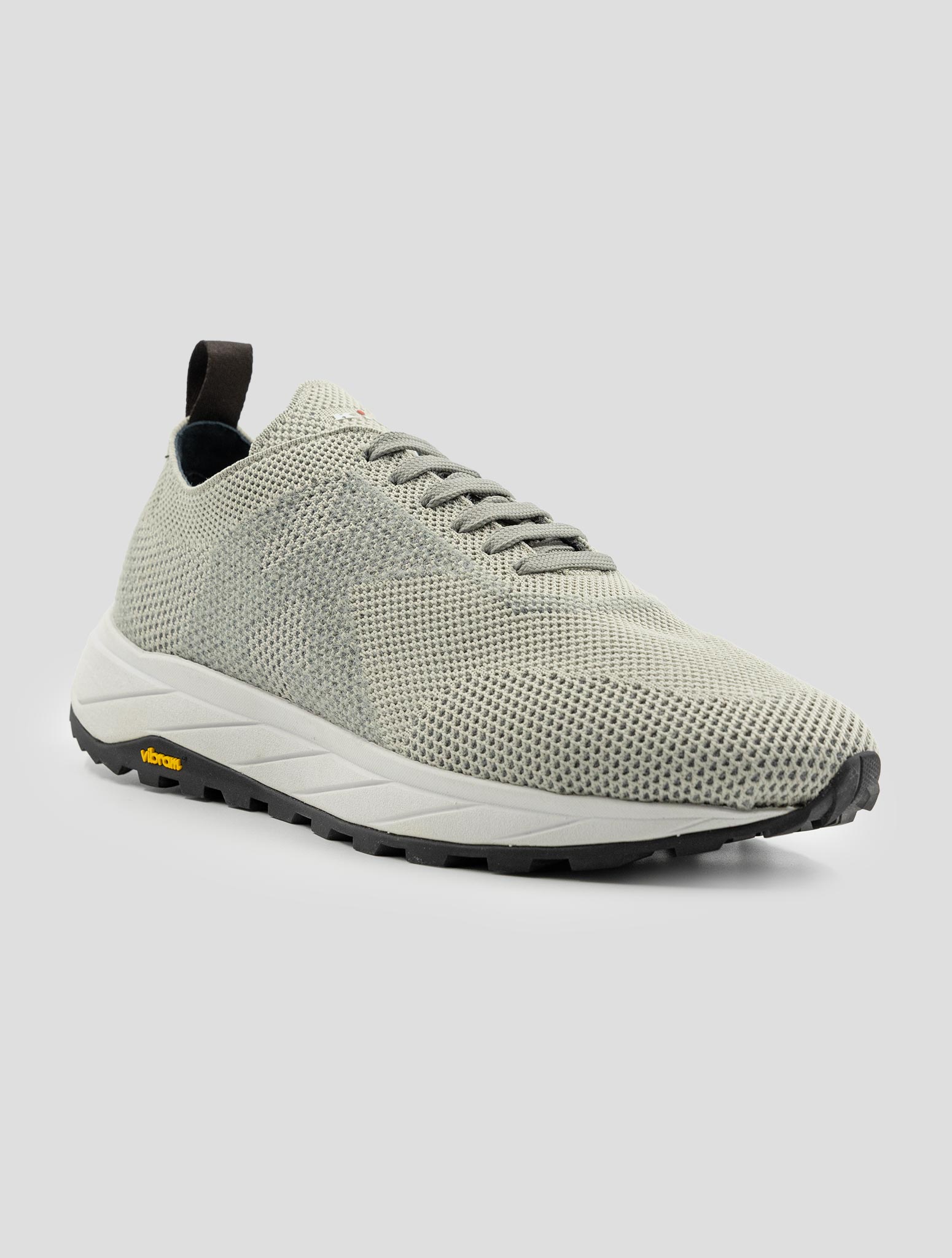 Kiton Gray Pl Pu Wool Sneakers