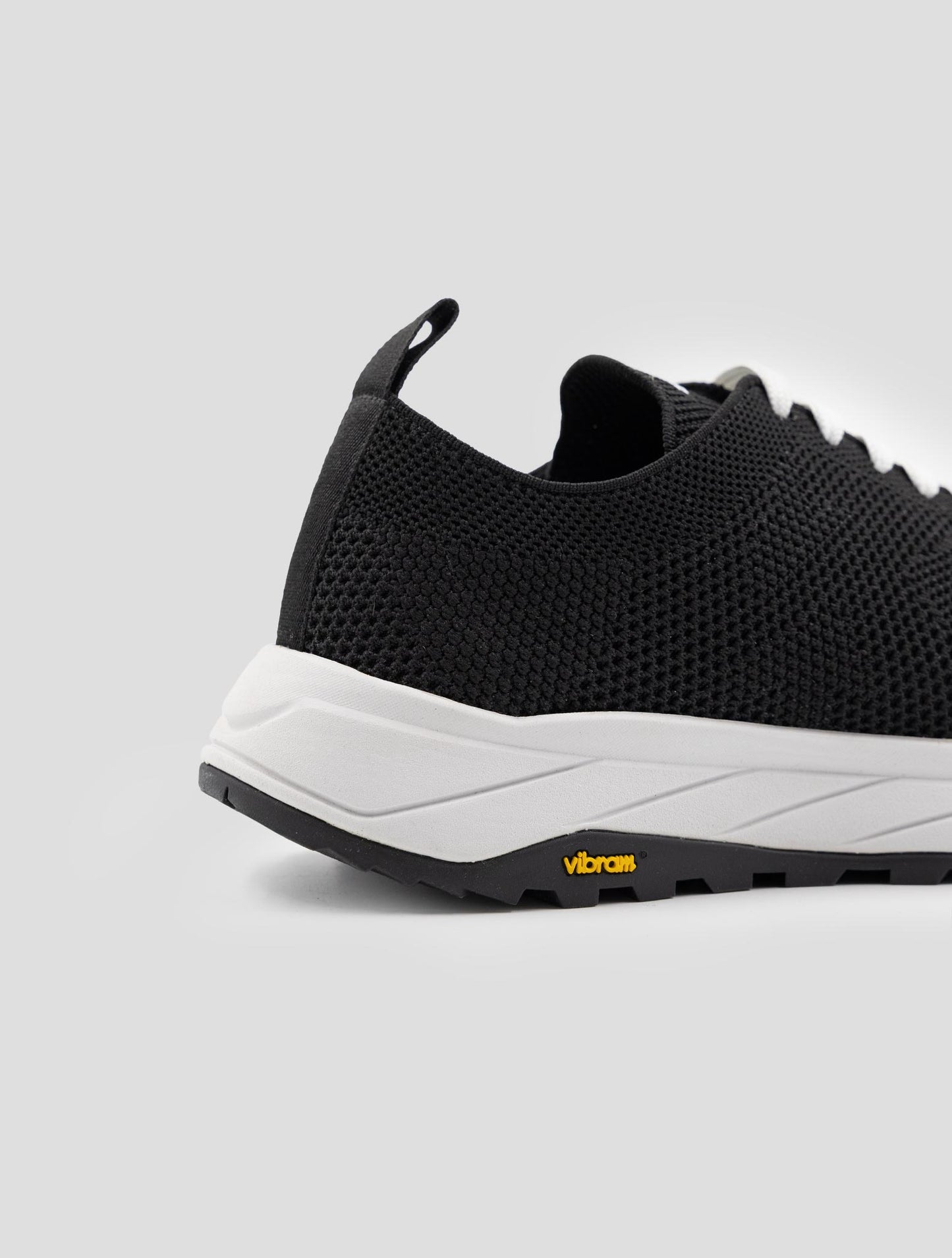 Kiton Black Pl Pu Wool Sneakers