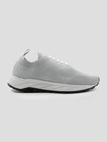Kiton Gray Pl Pu Wool Sneakers
