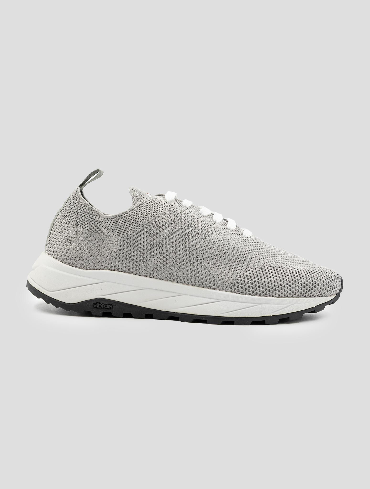 Kiton Gray Pl Pu Wool Sneakers