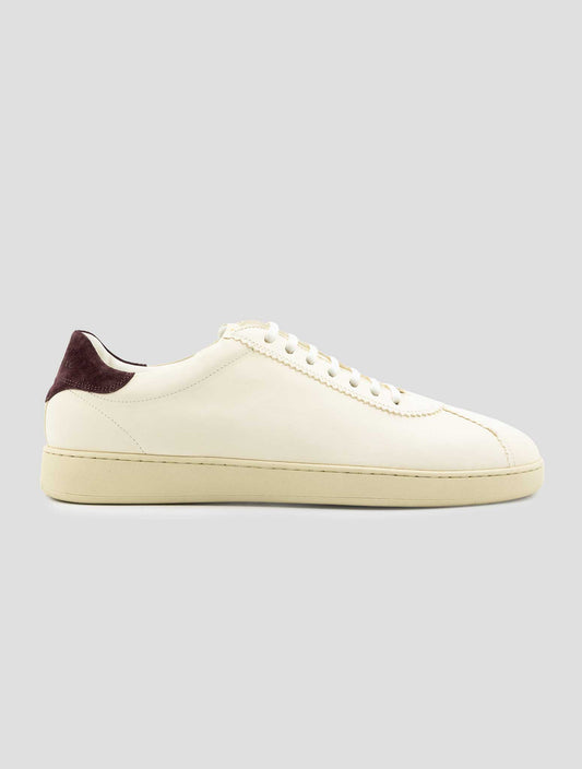Kiton White Leather Sneakers