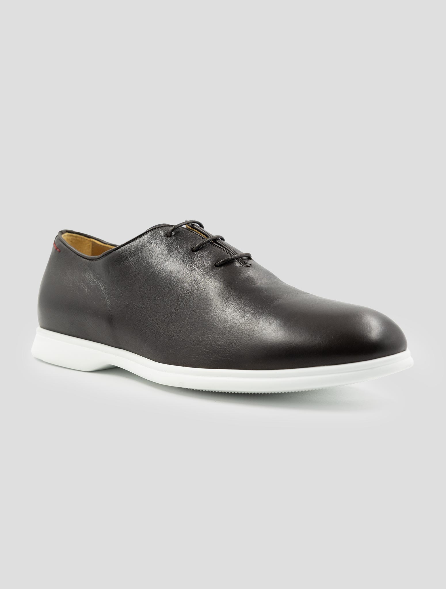Kiton Brown Leather Sneakers