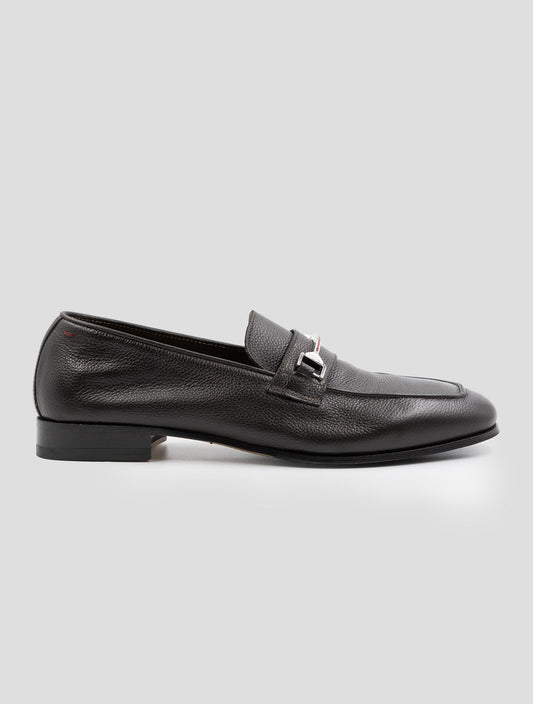 Kiton Brown Leather Loafers