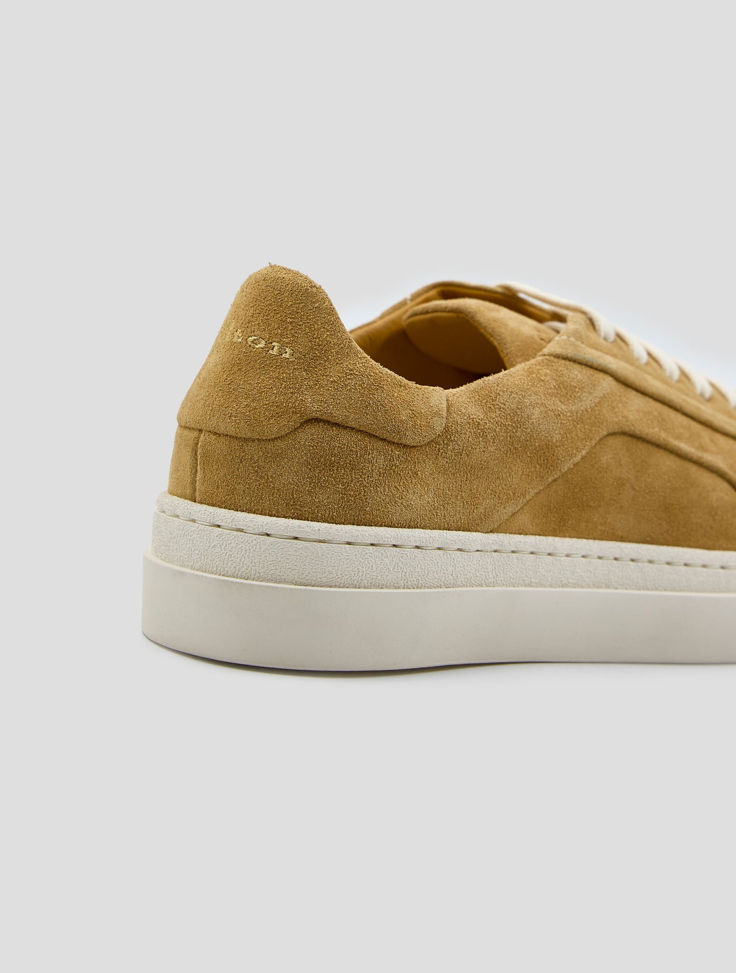 Kiton Brown Leather Suede Sneakers
