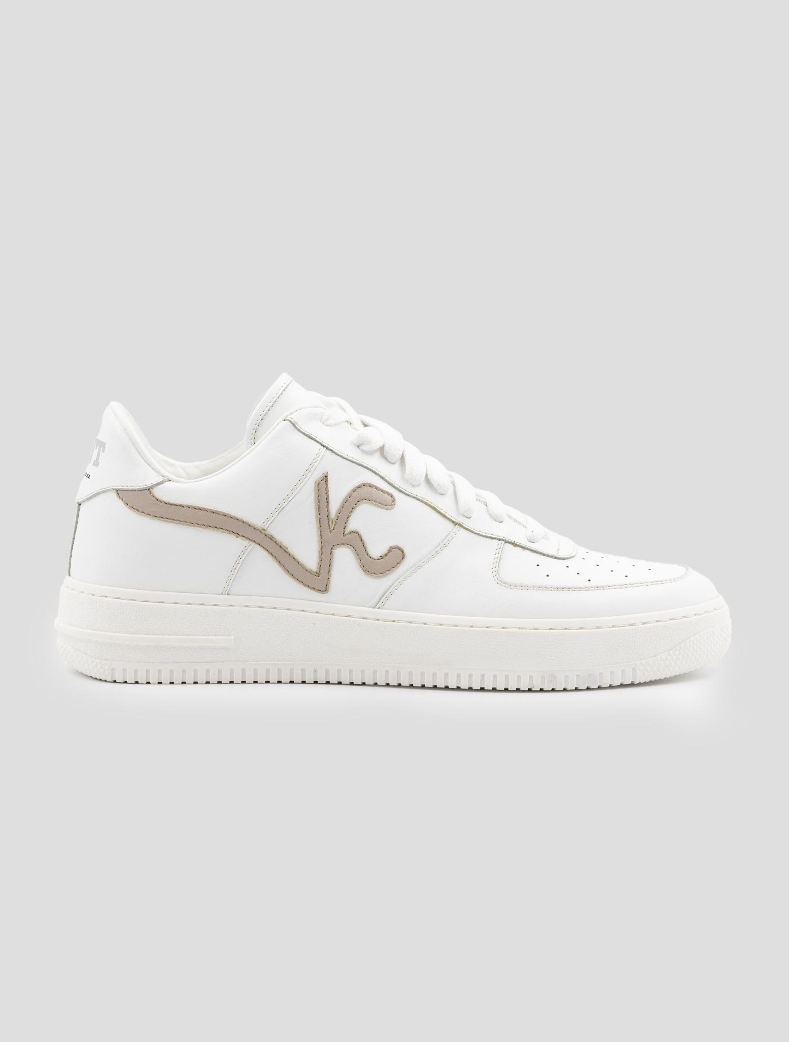Kiton White Leather Sneakers