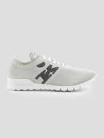 Kiton Gray Cotton Ea Sneakers