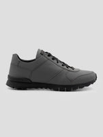 Kiton Green Leather Sneakers