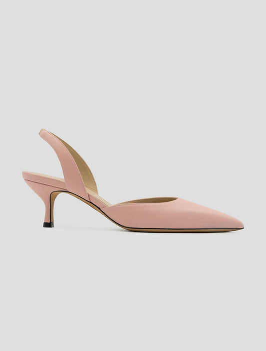 Kiton Pink Leather Slingbacks