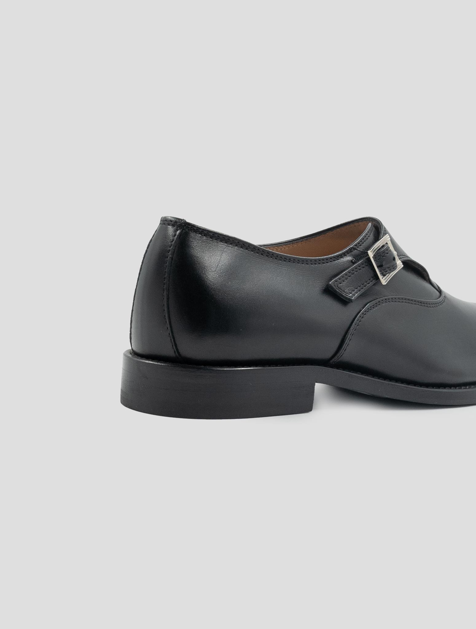 Kiton Black Leather Dress Shoes
