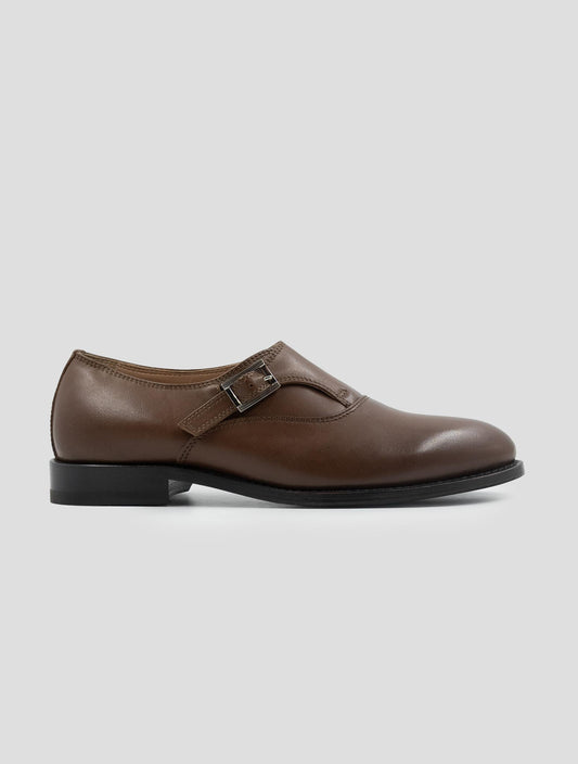 Kiton Brown Leather Dress Shoes