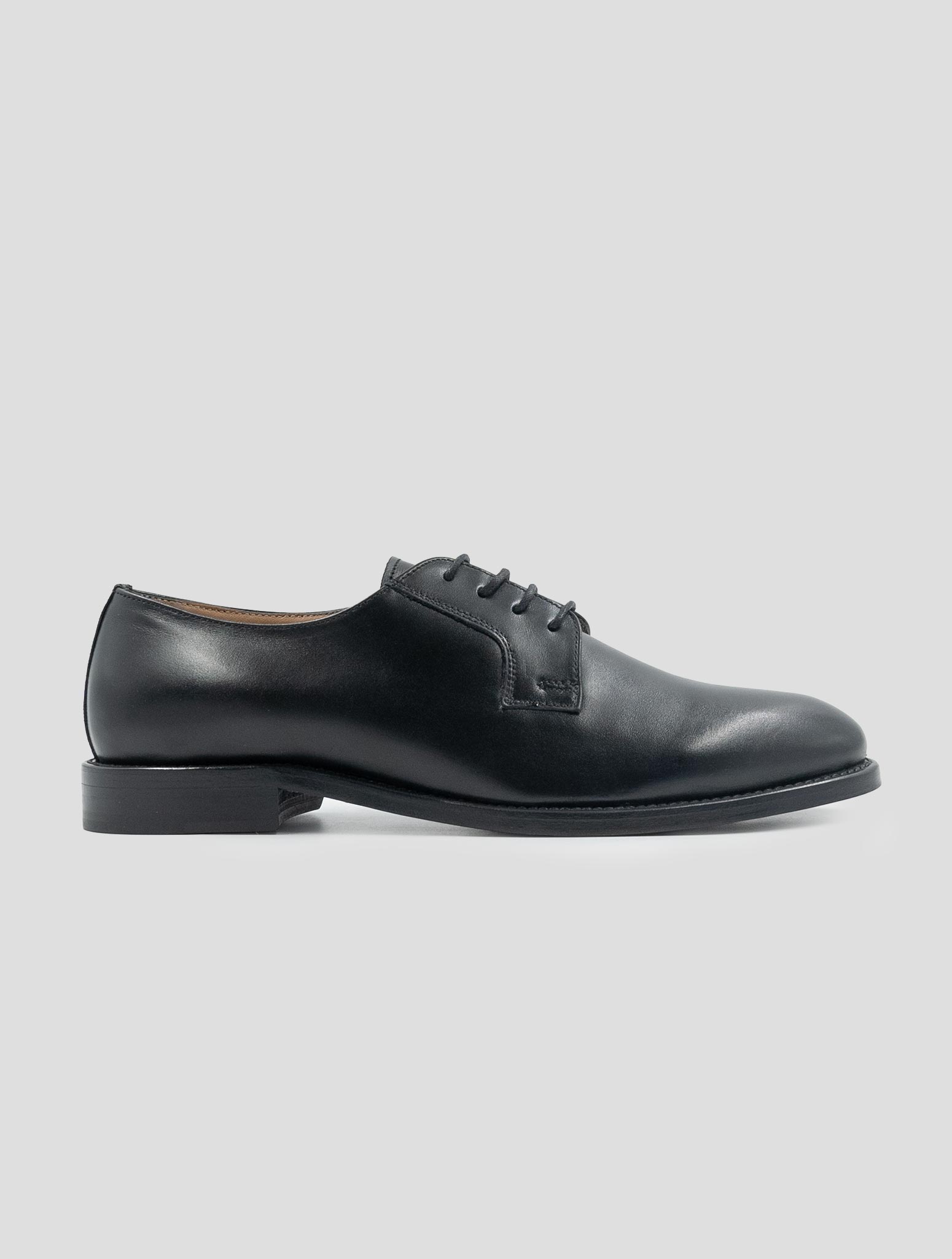 Kiton Black Leather Dress Shoes