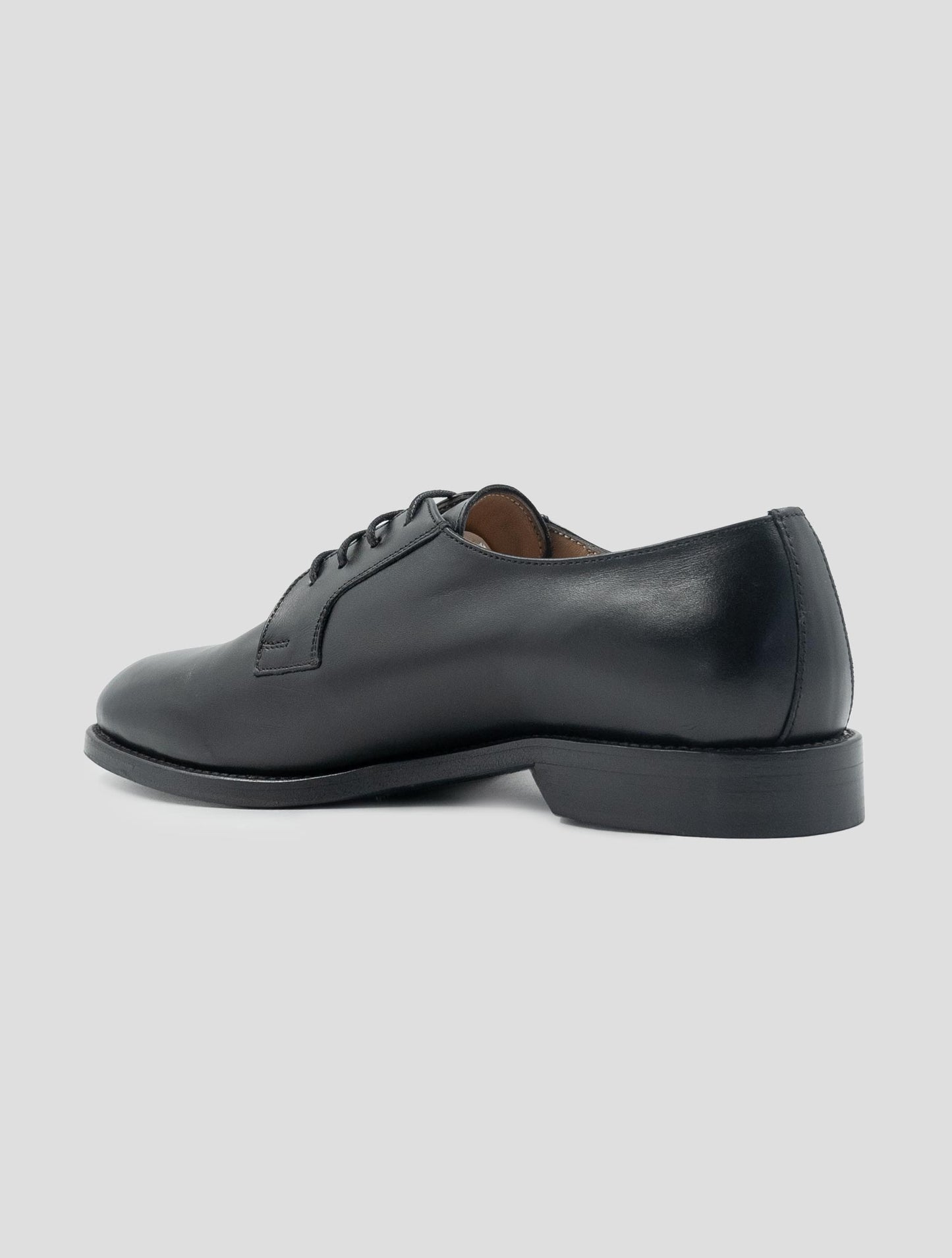 Kiton Black Leather Dress Shoes
