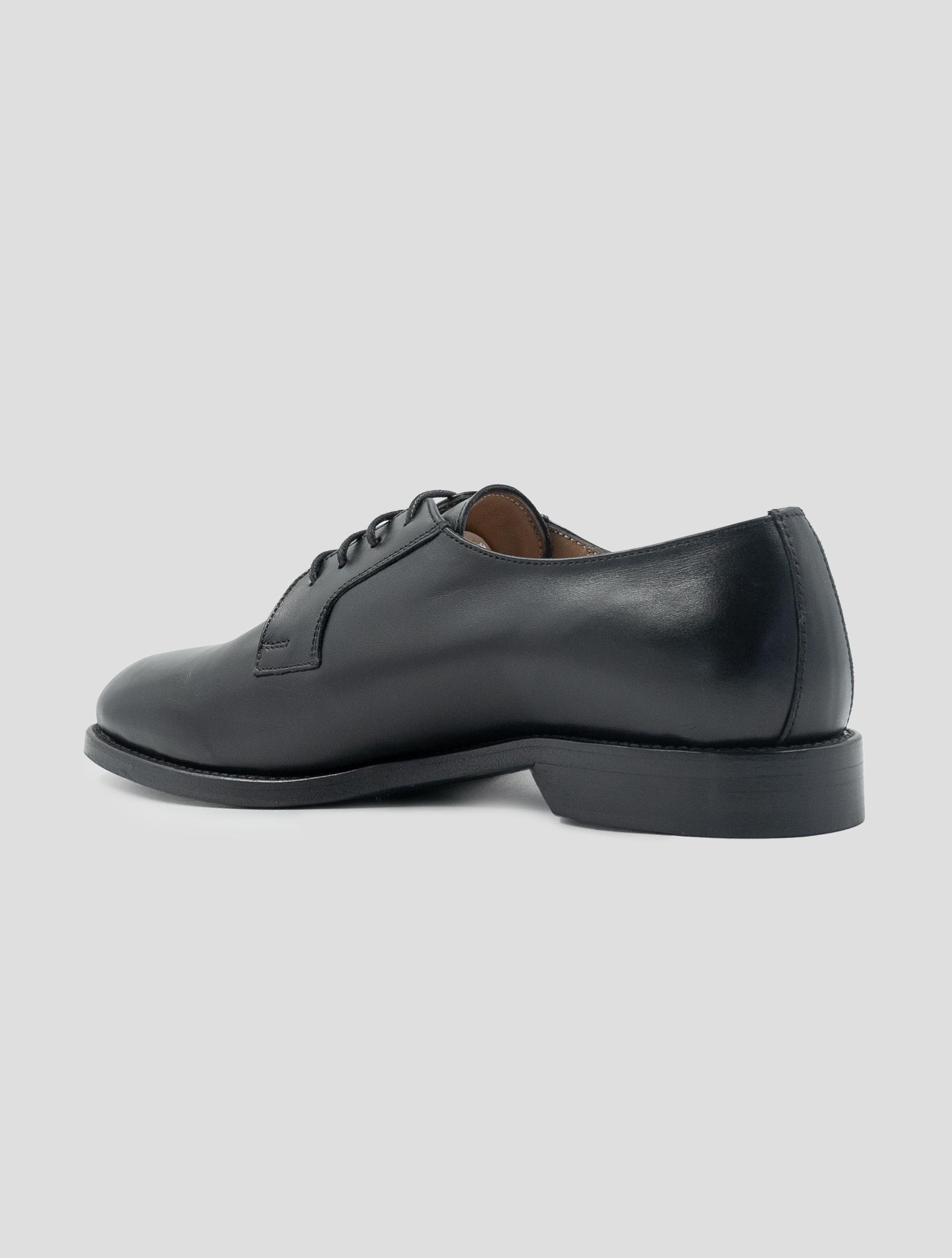 Kiton Black Leather Dress Shoes